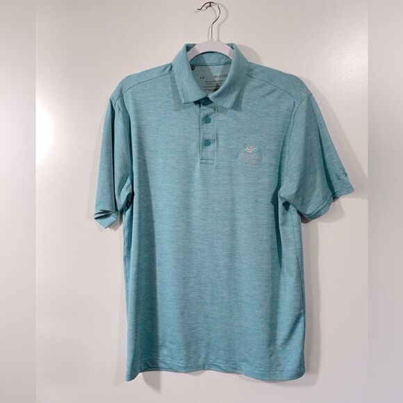 Under Armour “The Playoff Polo” Golf Shirt Mint Green size small - Picture 1 of 7
